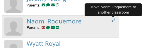 Change Homeroom Feature