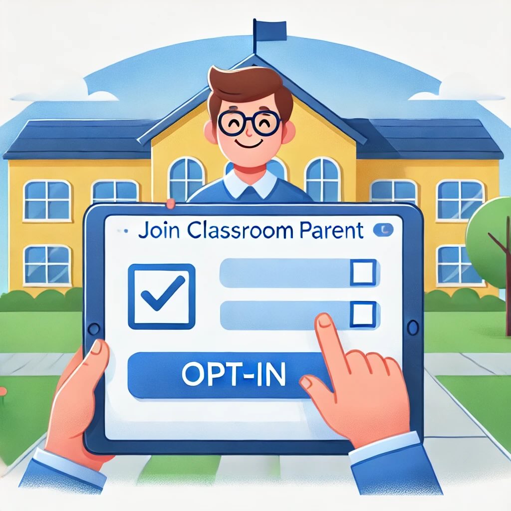 Parents having to opt-in to being included in ClassroomParent